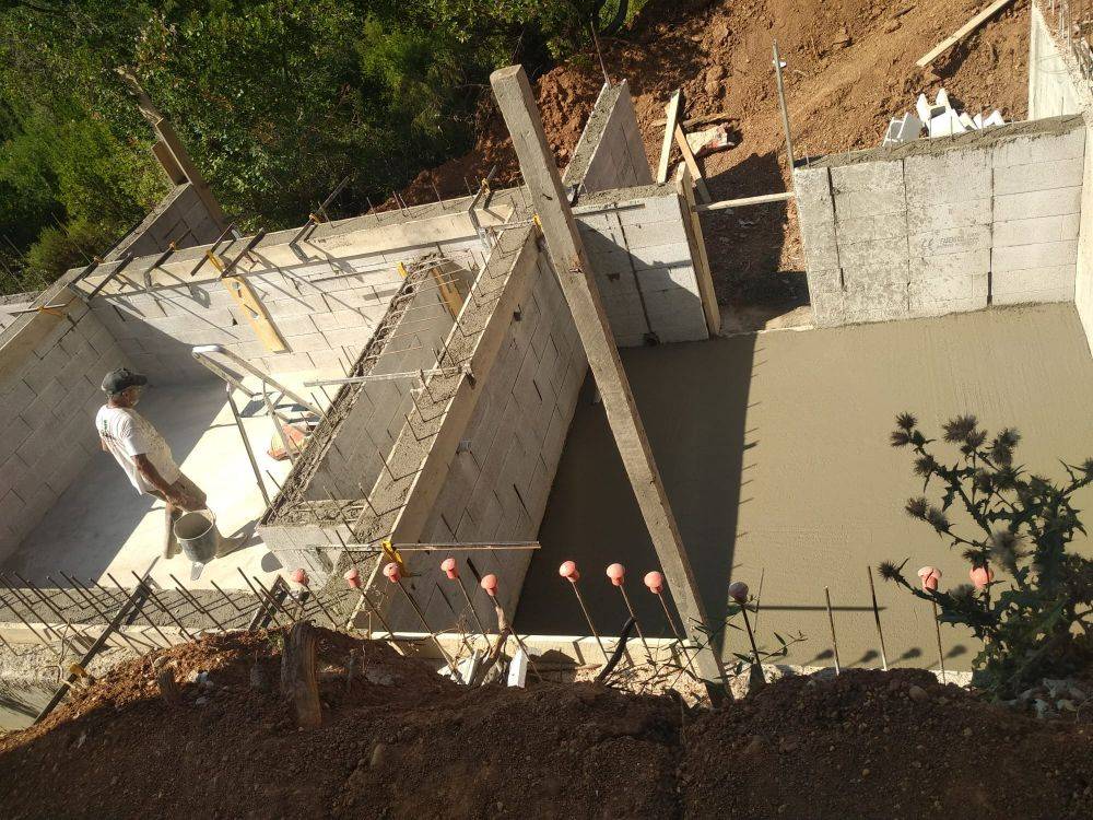 avancement piscine